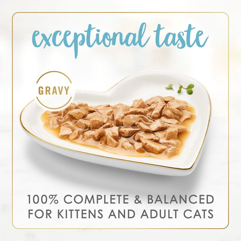 slide 3 of 9, Purina Fancy Feast Gravy Lovers Gourmet Wet Cat Food Salmon & Sole Feast In Seared Fish Flavor Gravy - 3oz, 3 oz