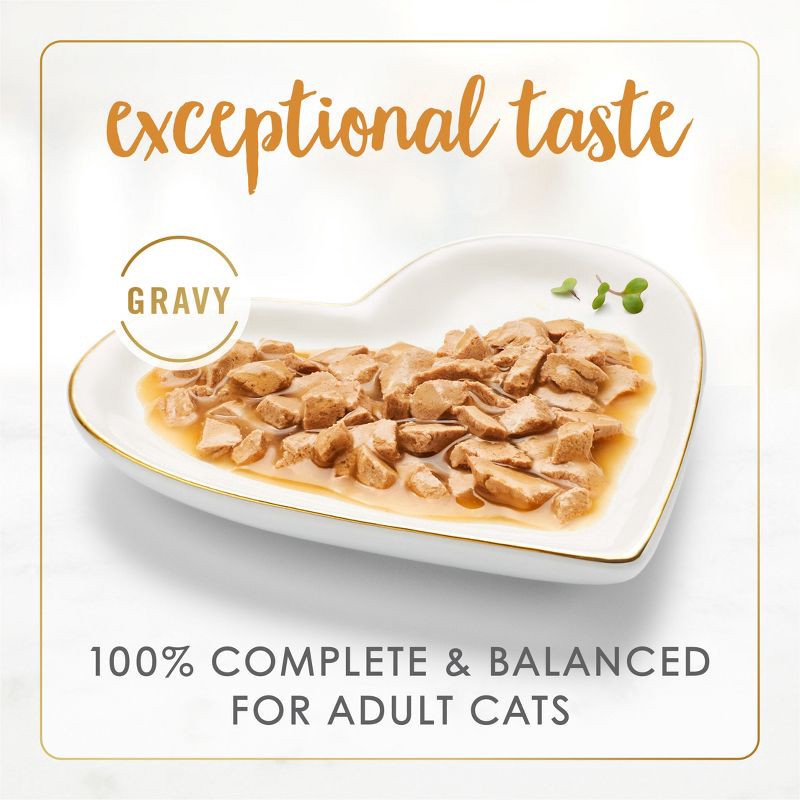 slide 3 of 9, Purina Fancy Feast Gravy Lovers Gourmet Wet Cat Food Chicken Hearts & Liver Feast In Grilled Chicken Flavor Gravy - 3oz, 3 oz
