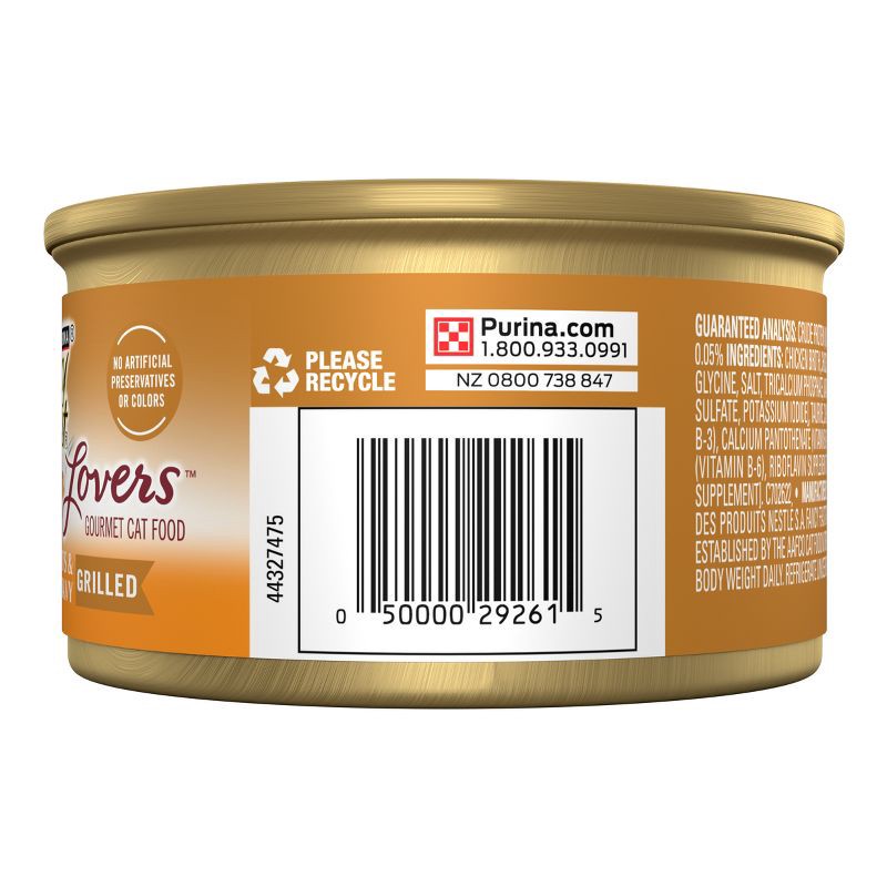 slide 5 of 5, Purina Fancy Feast Gravy Lovers Gourmet Wet Cat Food Chicken Hearts & Liver Feast In Grilled Chicken Flavor Gravy - 3oz, 3 oz