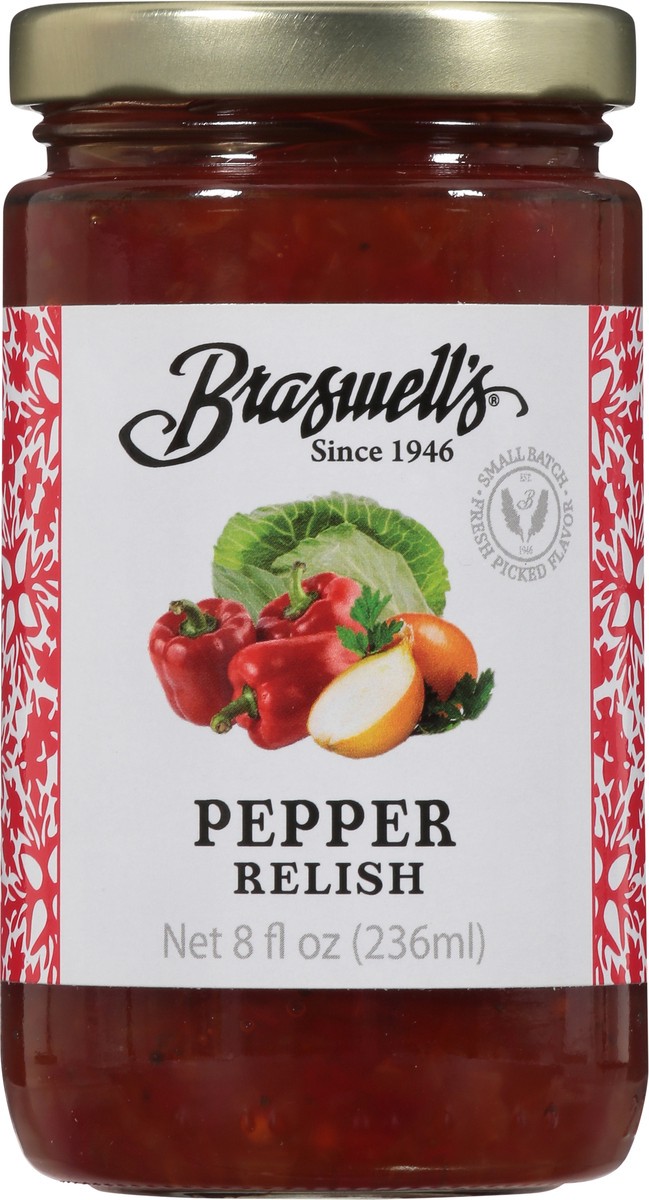 slide 6 of 9, Braswell's Pepper Relish, 8 Oz., 1 ct