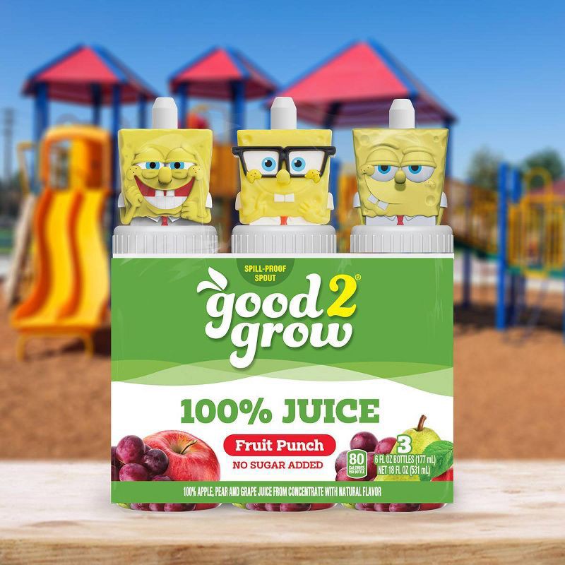 slide 3 of 5, good2grow Fruit Punch Juice - 3pk/6 fl oz Bottles, 3 ct, 6 fl oz