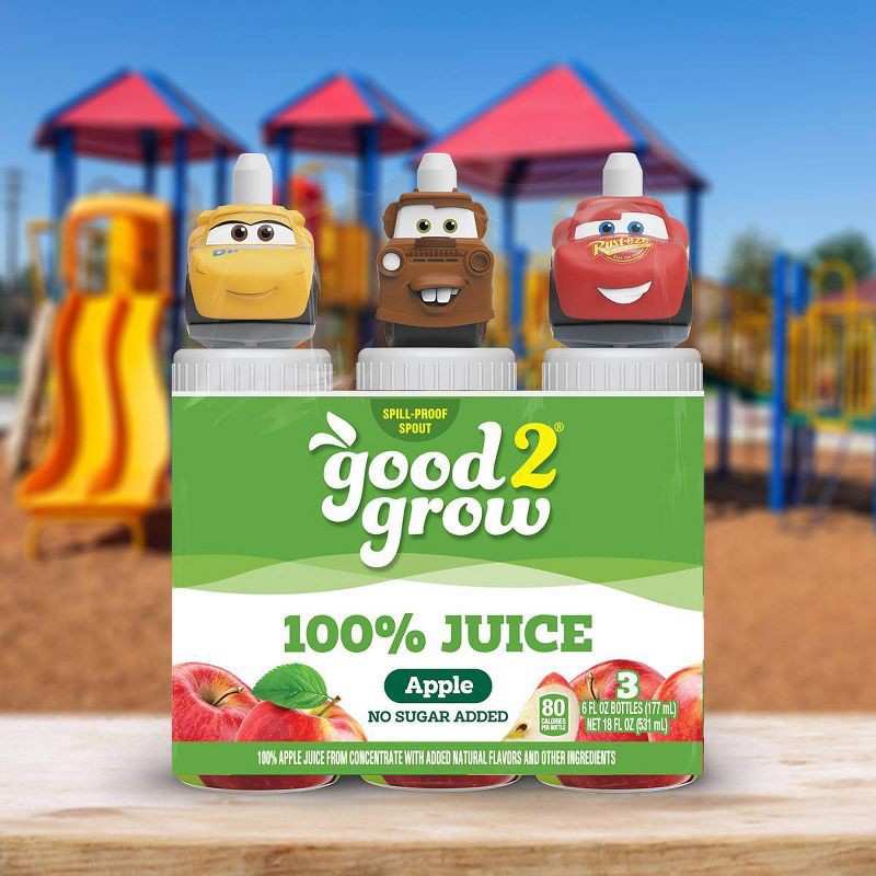 slide 3 of 5, good2grow 100% Apple Juice - 3pk/6 fl oz Bottles, 3 ct, 6 fl oz
