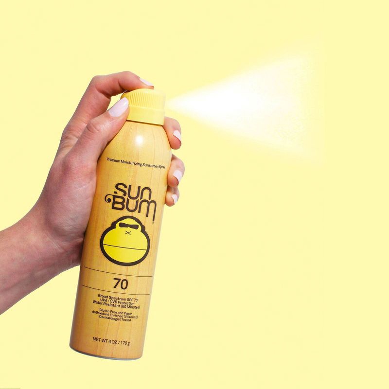 slide 3 of 4, Sun Bum Original Sunscreen Spray - SPF 70 - 6oz, 0 x 6 oz