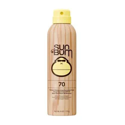 Sun Bum Original Sunscreen Spray - SPF 70 - 6oz: Hypoallergenic, Oil-Free, Vegan, Whole Body Use