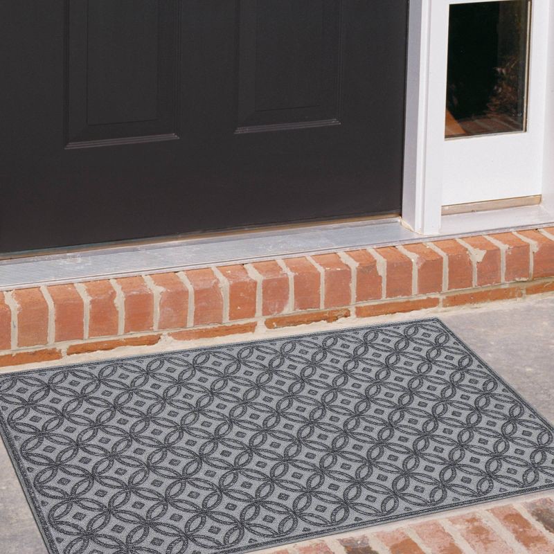 slide 3 of 3, 1'6"x2'6" Micro Loop Impressions Doormat Gray - Mohawk, 1 ct