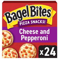 Bagel Bites Cheese & Pepperoni Mini Pizza Bagel Snacks - 18.6oz/24ct