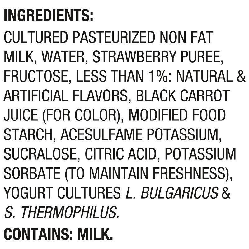 slide 10 of 13, Light + Fit Nonfat Gluten-Free Strawberry Cheesecake Greek Yogurt - 12g Protein 4ct/5.3oz Cups, 12 gram, 4 ct, 5.3 oz