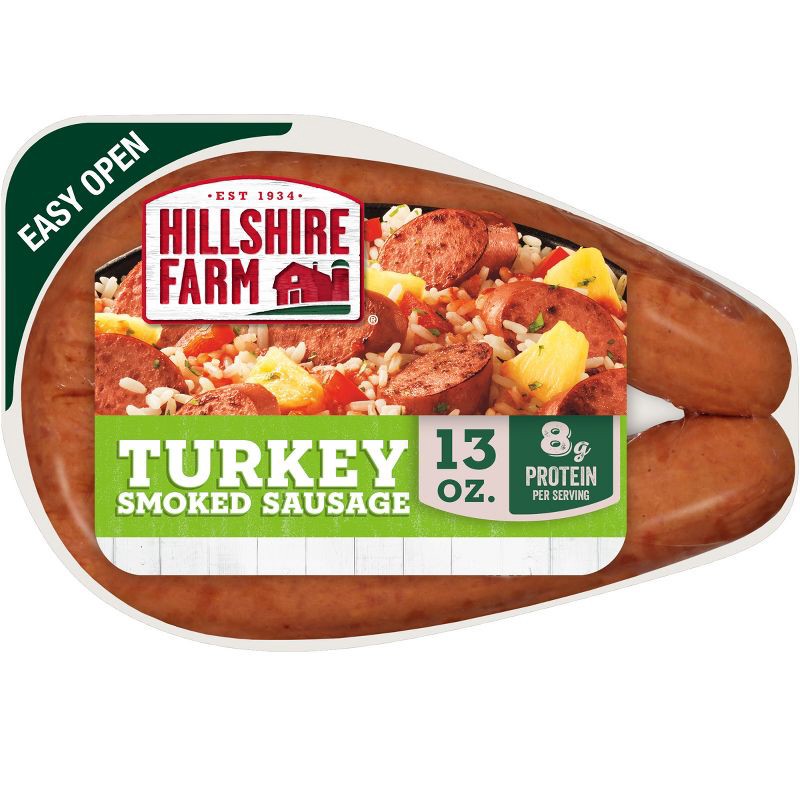 slide 1 of 3, Hillshire Farm Turkey Smoked Sausage Rope - 13oz, 13 oz