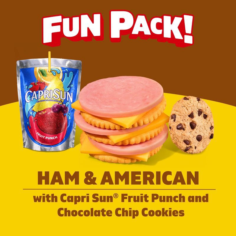 slide 4 of 10, Lunchables Ham & American Cheese Cracker Stackers - 9.1oz, 9.1 oz