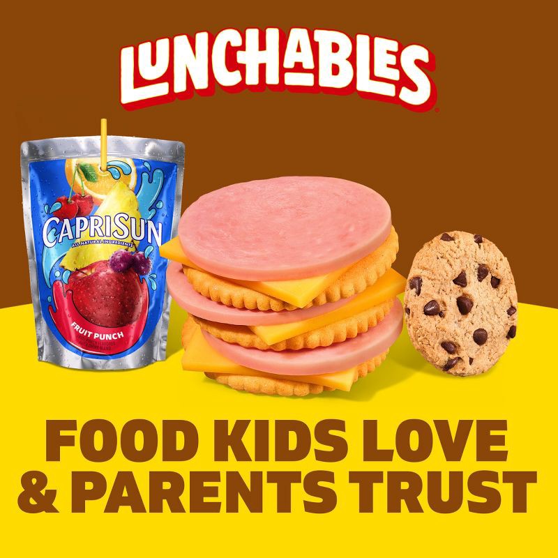 slide 6 of 10, Lunchables Ham & American Cheese Cracker Stackers - 9.1oz, 9.1 oz