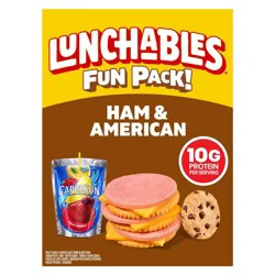Lunchables Ham & American Cheese Cracker Stackers - 9.1oz