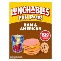Lunchables Ham & American Cheese Cracker Stackers - 9.1oz