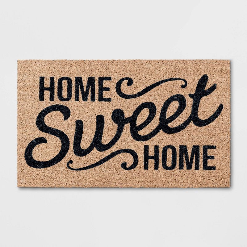 slide 1 of 4, 1'6"x2'6" Home Sweet Home Doormat - Threshold™, 1 ct