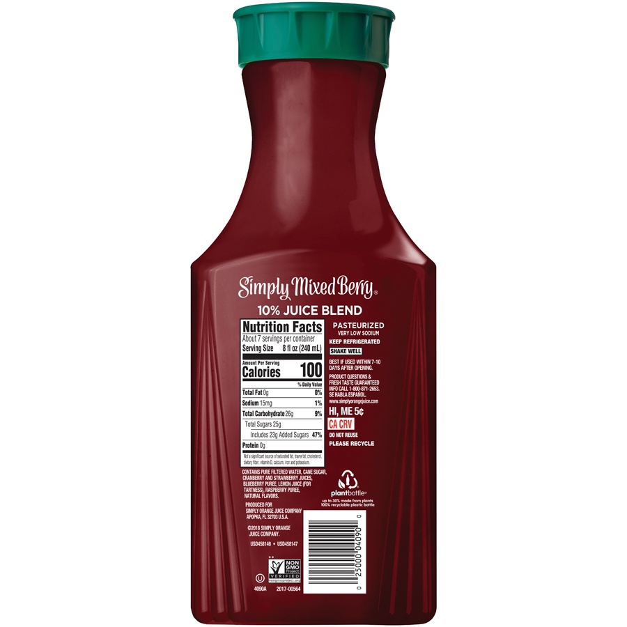 Simply Mixed Berry 52 fl oz | Shipt