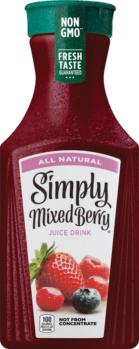 slide 1 of 11, Simply Mixed Berry Juice Drink - 52 oz, 52 oz