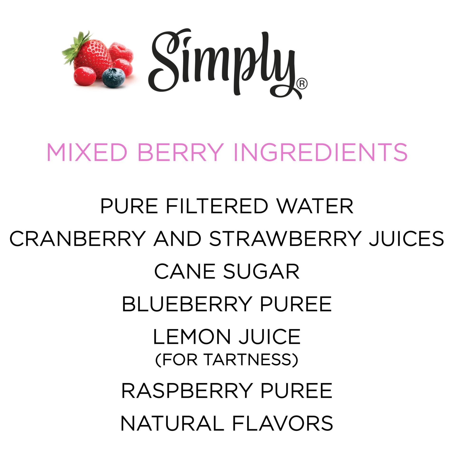 slide 5 of 11, Simply Mixed Berry Juice Drink - 52 oz, 52 oz