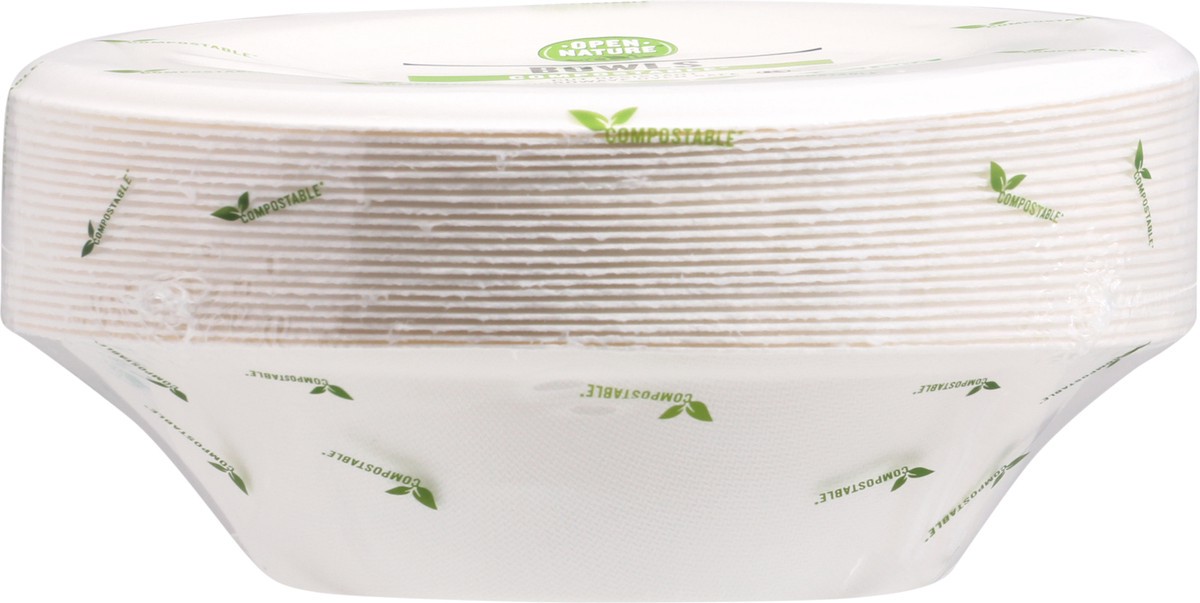 slide 6 of 9, Open Nature Bowls Compostable - 20 Count, 