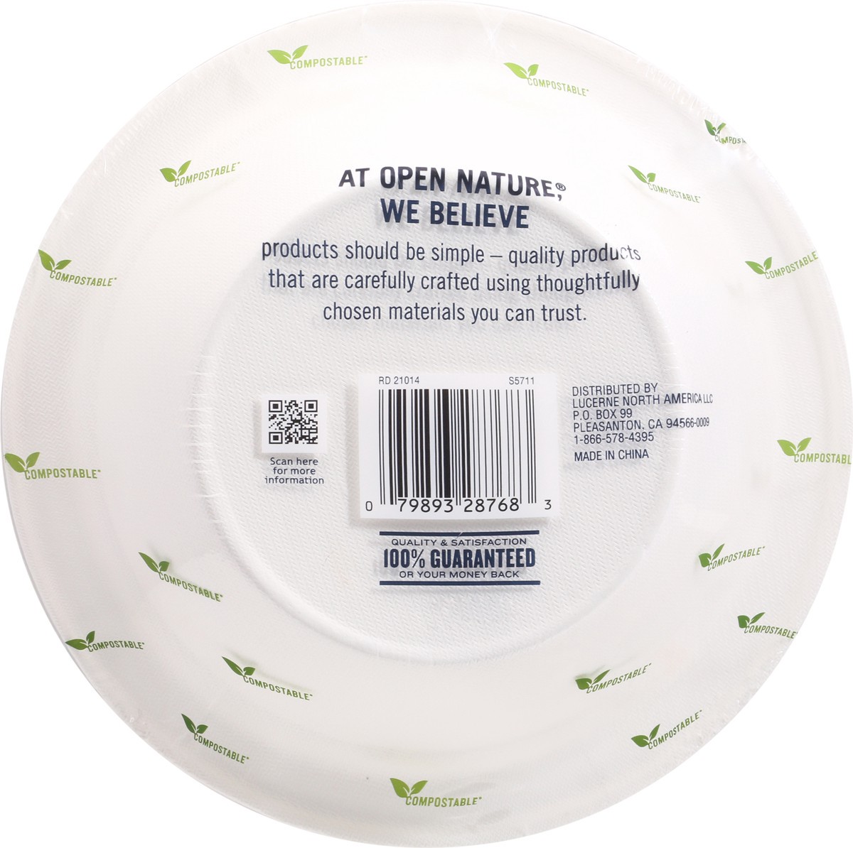 slide 8 of 9, Open Nature Bowls Compostable - 20 Count, 