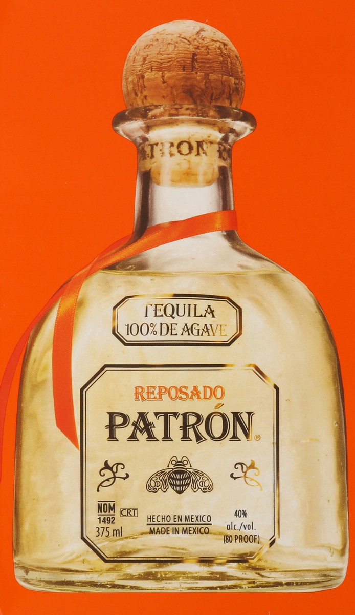 slide 9 of 10, Patrón 100% De Agave Reposado Tequila 375 ml, 375 ml