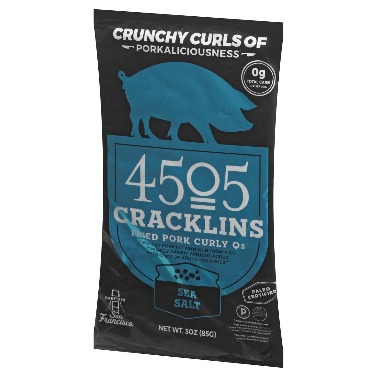 slide 10 of 12, 4505 Meats Sea Salt Cracklins, 3 oz