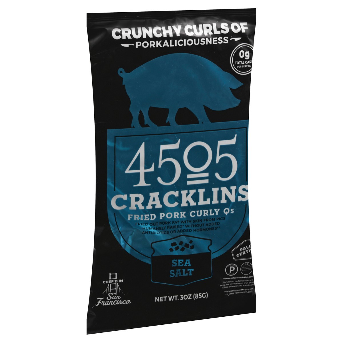 slide 12 of 12, 4505 Meats Sea Salt Cracklins, 3 oz