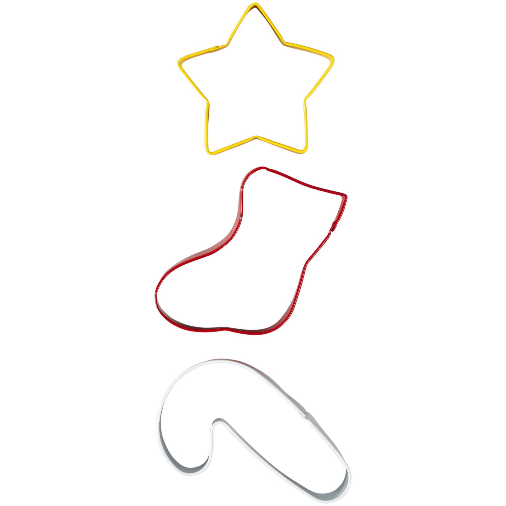 slide 1 of 3, Wilton Holiday Cookie Cutters - Wilton, 3 ct