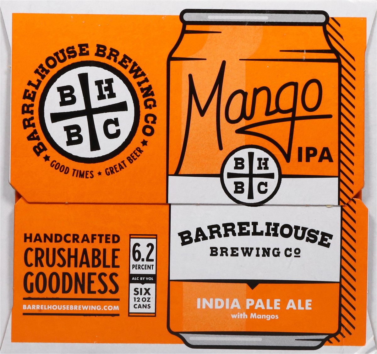 slide 7 of 11, Barrel House Brewing Co. Mango IPA Beer 6 - 12 oz Cans, 6 ct