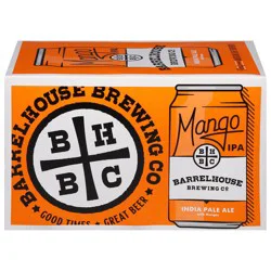 Barrel House Brewing Co. Mango IPA Beer - 6 x 12 fl oz Cans