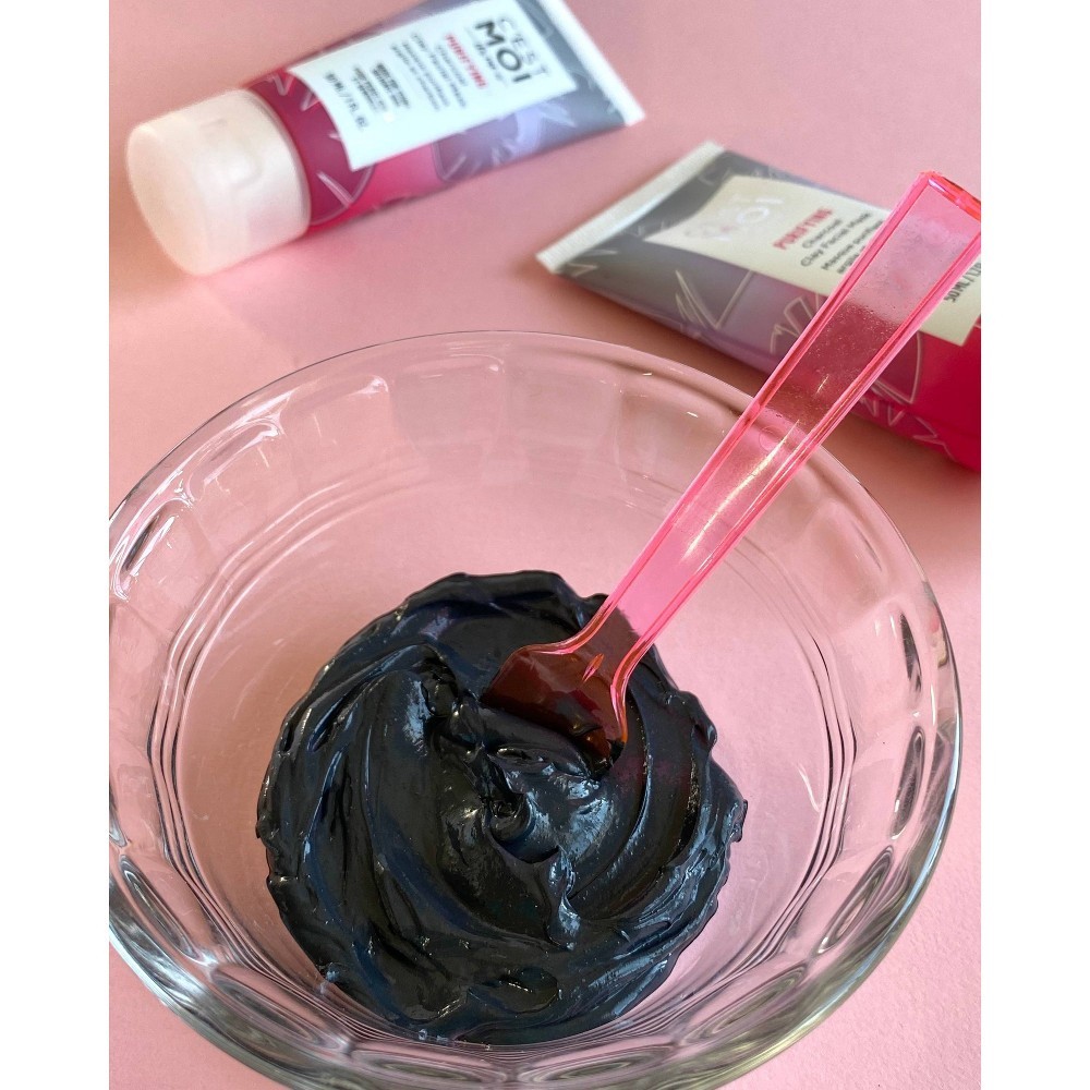 slide 4 of 4, C'est Moi Purifying Charcoal Clay Facial Mask, 1.7 fl oz