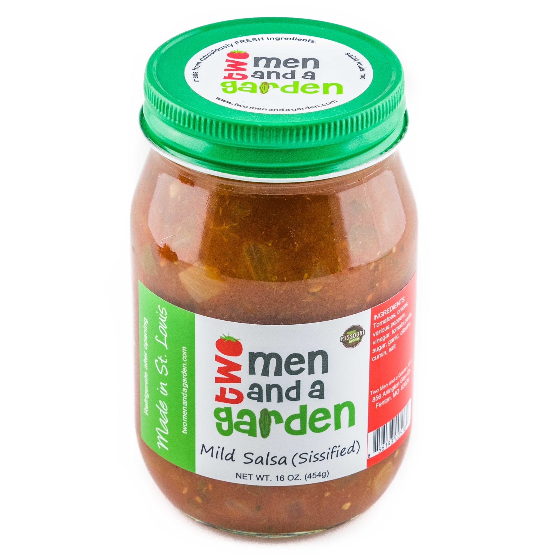 slide 1 of 1, Two Men and a Garden Mild Salsa, 16 oz