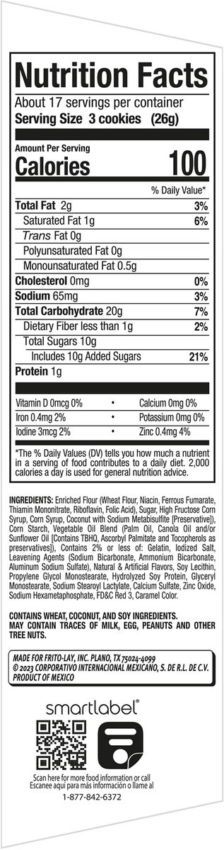 slide 4 of 6, Gamesa Arcoiris Marshmallow Cookies Natural And Artificial Flavor 14.8 Oz, 6 Count, 6 ct