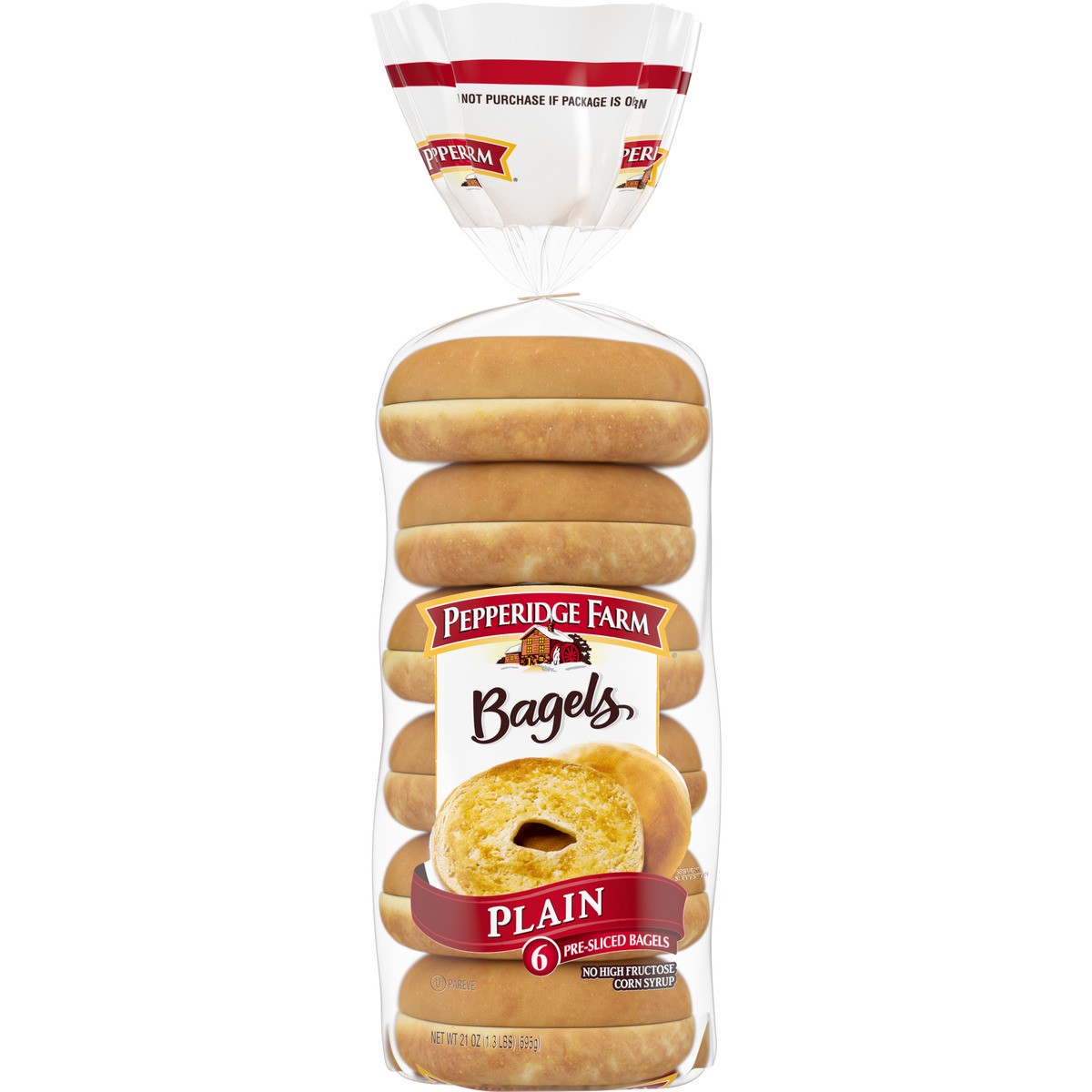 slide 1 of 11, Pepperidge Farm Farmhouse Plain Bagels - 21 oz, 21 oz