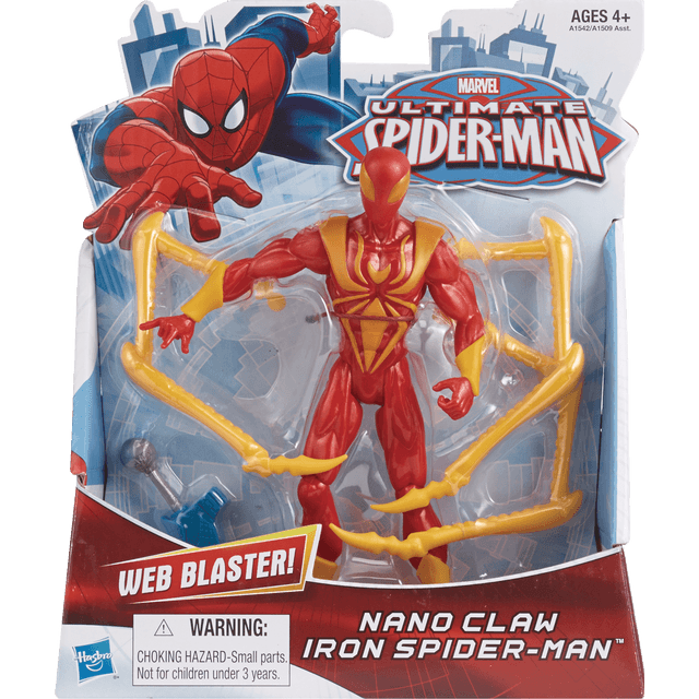 slide 1 of 1, Hasbro Nano Claw Spiderman, 1 ct