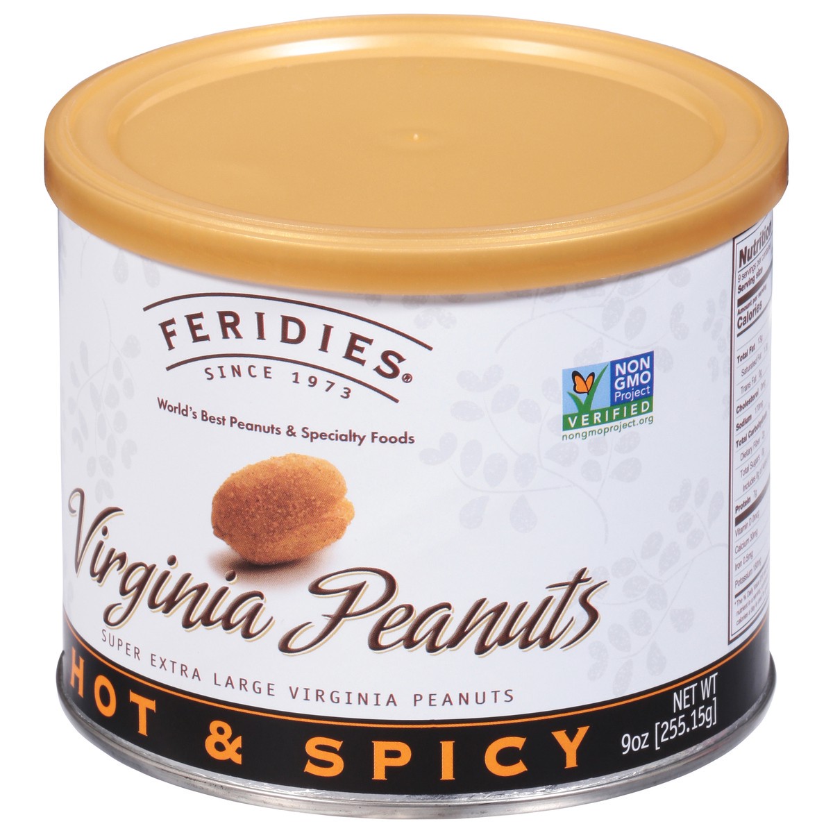 slide 4 of 9, FERIDIES Hot & Spicy Virginia Peanuts Super Extra Large 9 oz, 9 oz