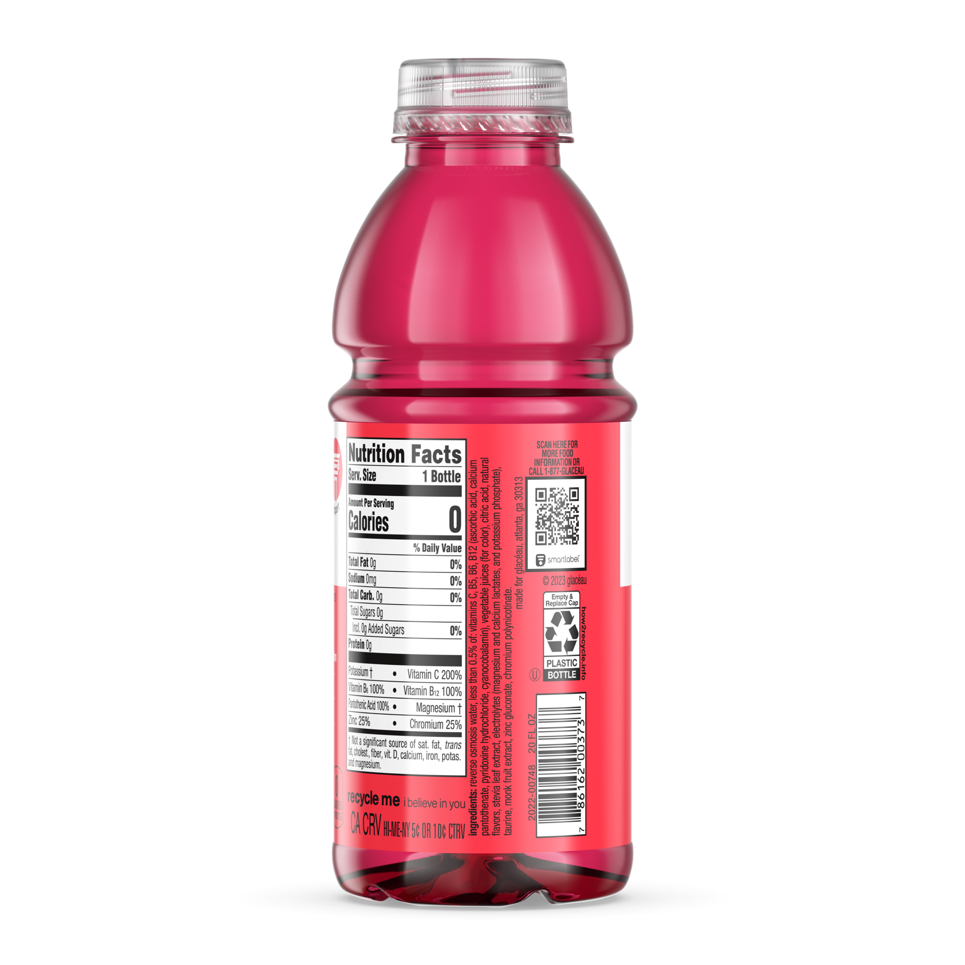 slide 2 of 5, vitaminwater zero sugar power c Bottle, 20 fl oz, 20 fl oz
