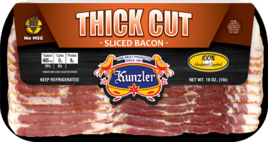 slide 1 of 1, Kunzler Thick Bacon, 24 oz