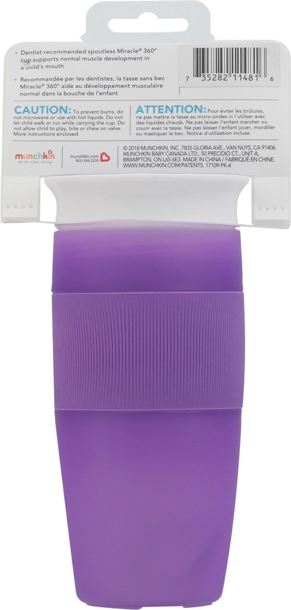 slide 3 of 10, Munchkin Miracle 14 Ounce Spill-Proof 360 Sippy Cup 1 ea, 1 ea