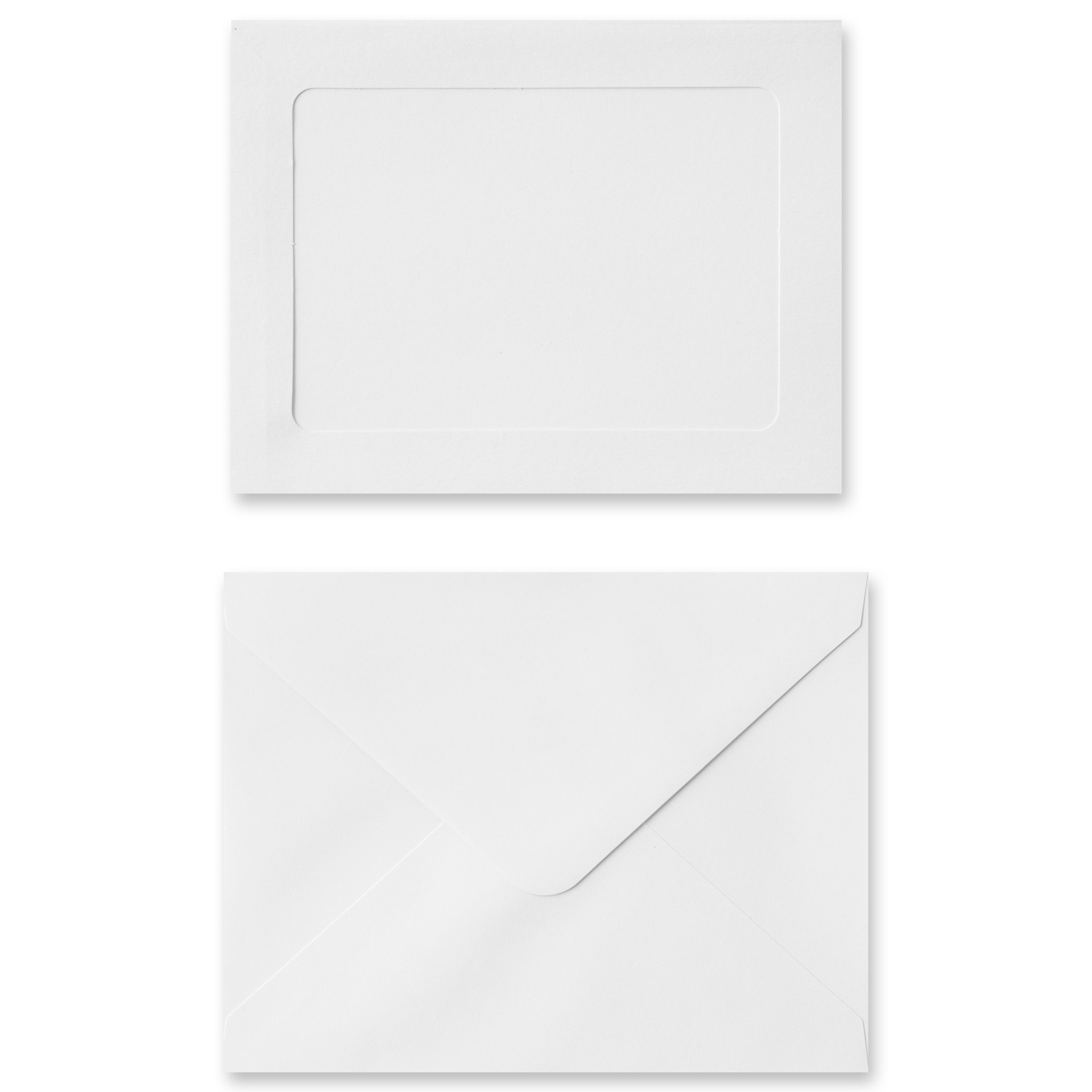 slide 2 of 6, White Frame Cards & Envelopes By Recollections, 4.25" X 5.5", 4.25 in x 5.5 in