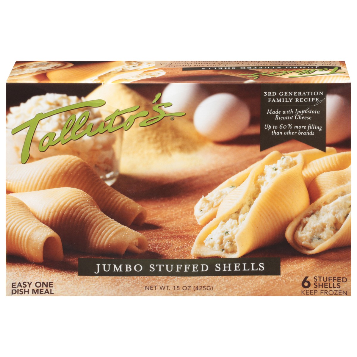 slide 5 of 14, Talluto's Jumbo Cheese Shells - 15 OZ, 15 oz