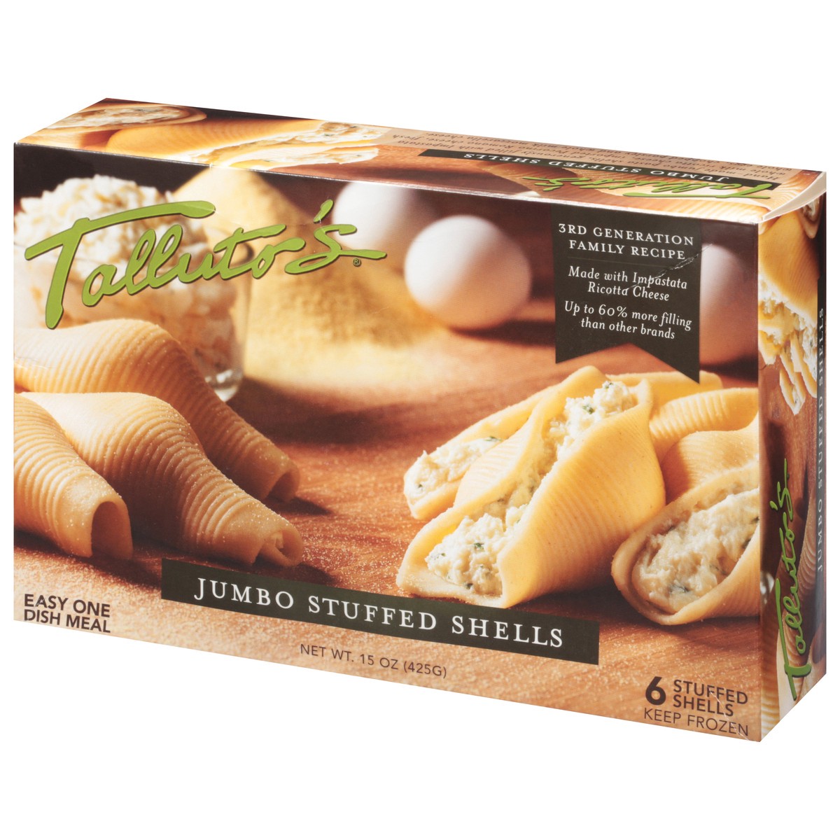 slide 14 of 14, Talluto's Jumbo Cheese Shells - 15 OZ, 15 oz
