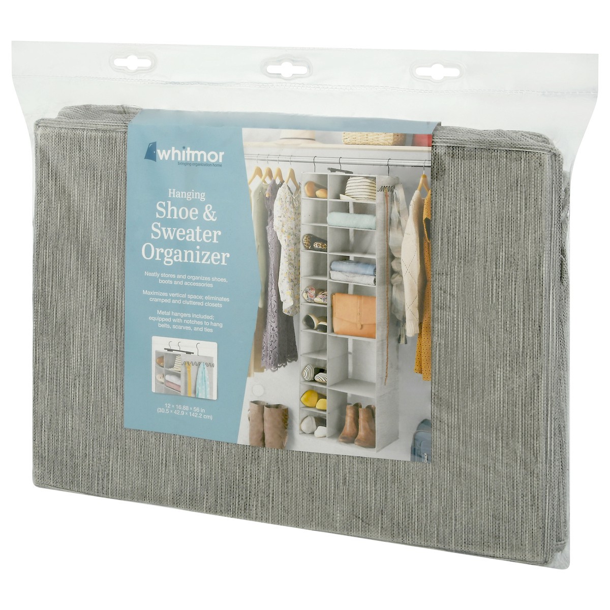 slide 2 of 10, Whitmor Hanging Shoe & Sweater Organizer 1 ea, 1 ct
