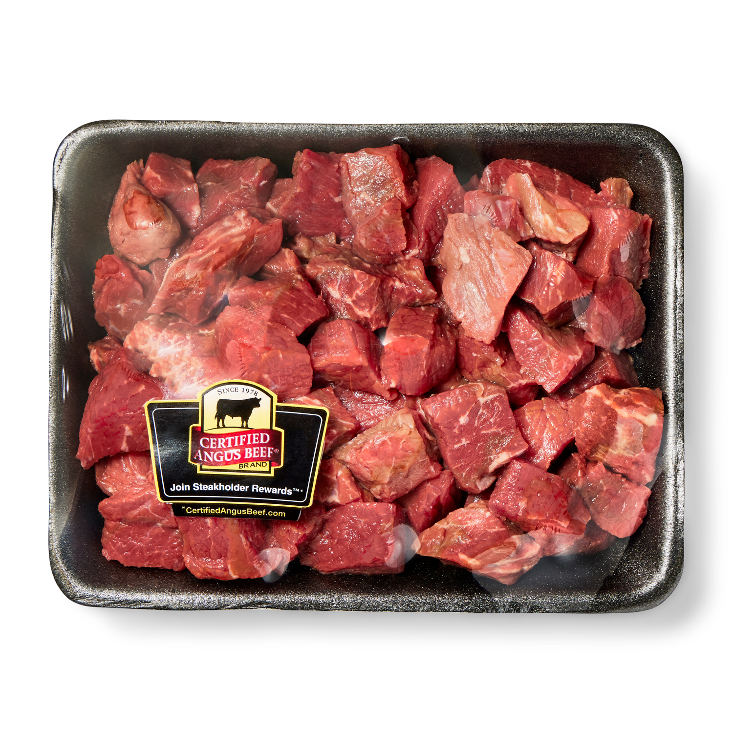 slide 1 of 3, FRESH FROM MEIJER Certified Angus Beef Stew Meat Family Pack, per lb