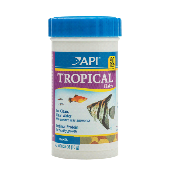 slide 1 of 1, API Tropical Flakes Fish Food, 0.36 oz