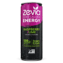 Zevia Energy Raspberry Lime- 12 oz