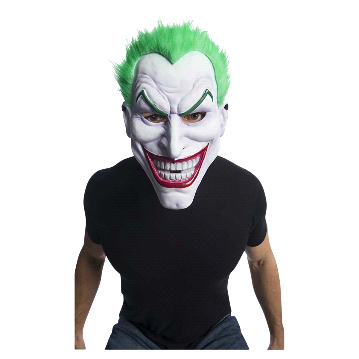 slide 1 of 1, Rubies Vacuformed Joker Mask, 1 ct