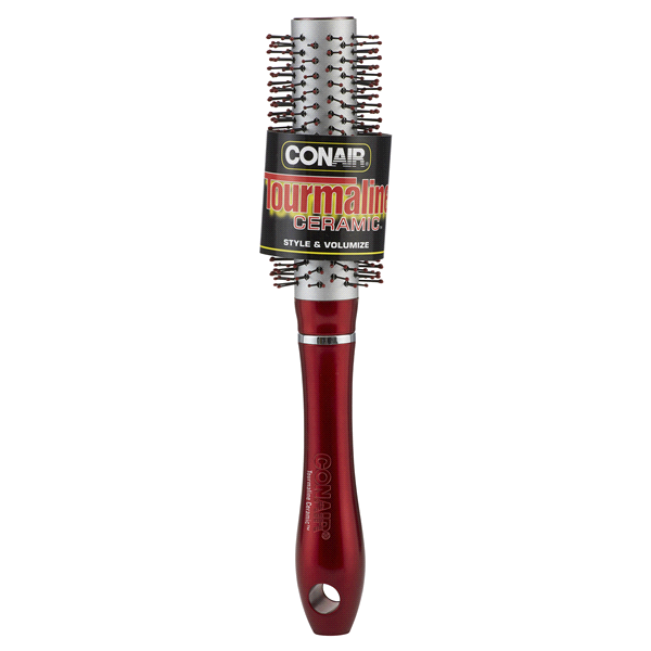 slide 1 of 2, Conair Tourmaline Ceramic Style & Volumize Round Hair Brush, 1 ct