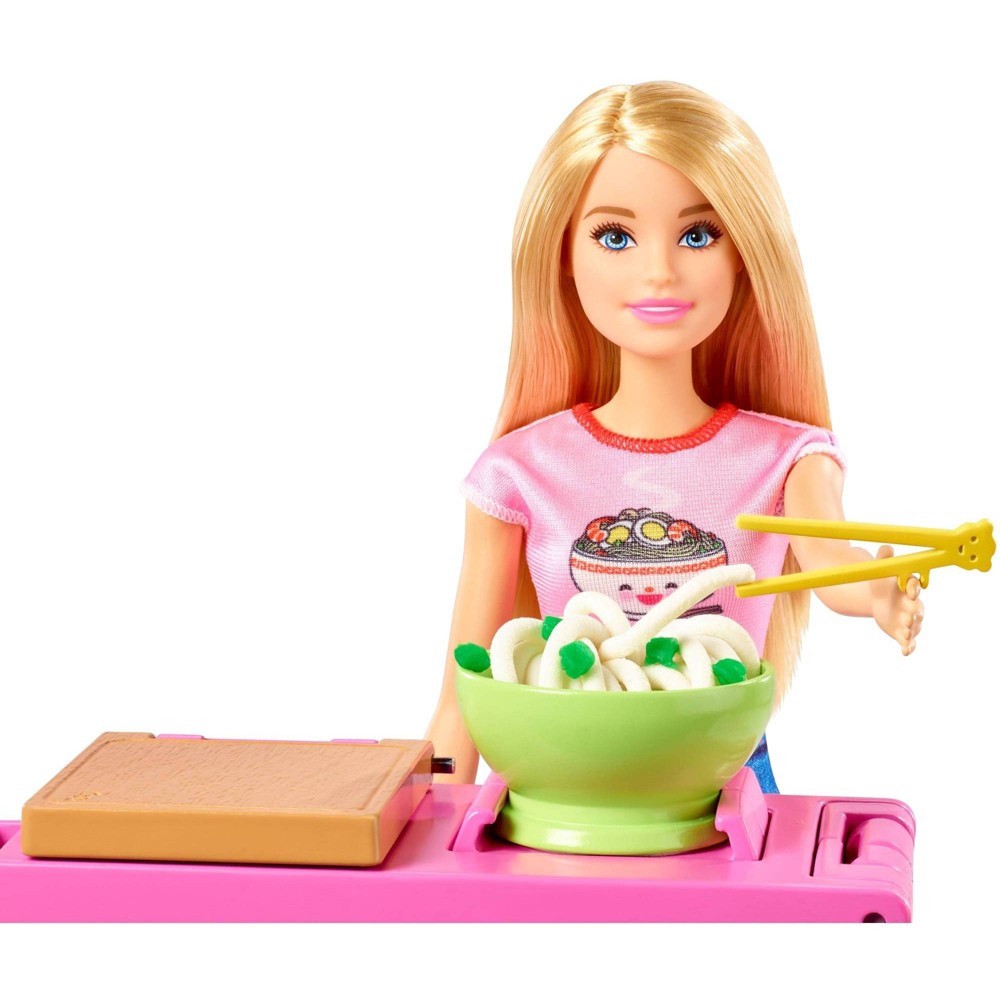 slide 3 of 6, Barbie Noodle Bar Career Playset, 1 ct