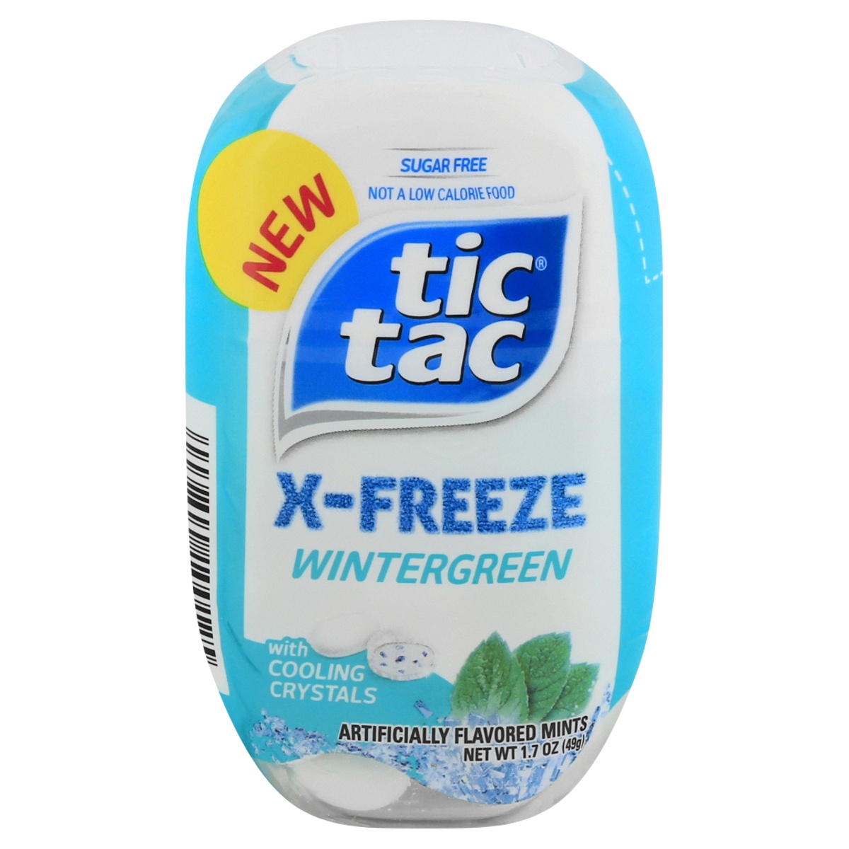 slide 1 of 1, Tic Tac X-Freeze Sugar Free Breath Mints Wintergreen, 1 ct