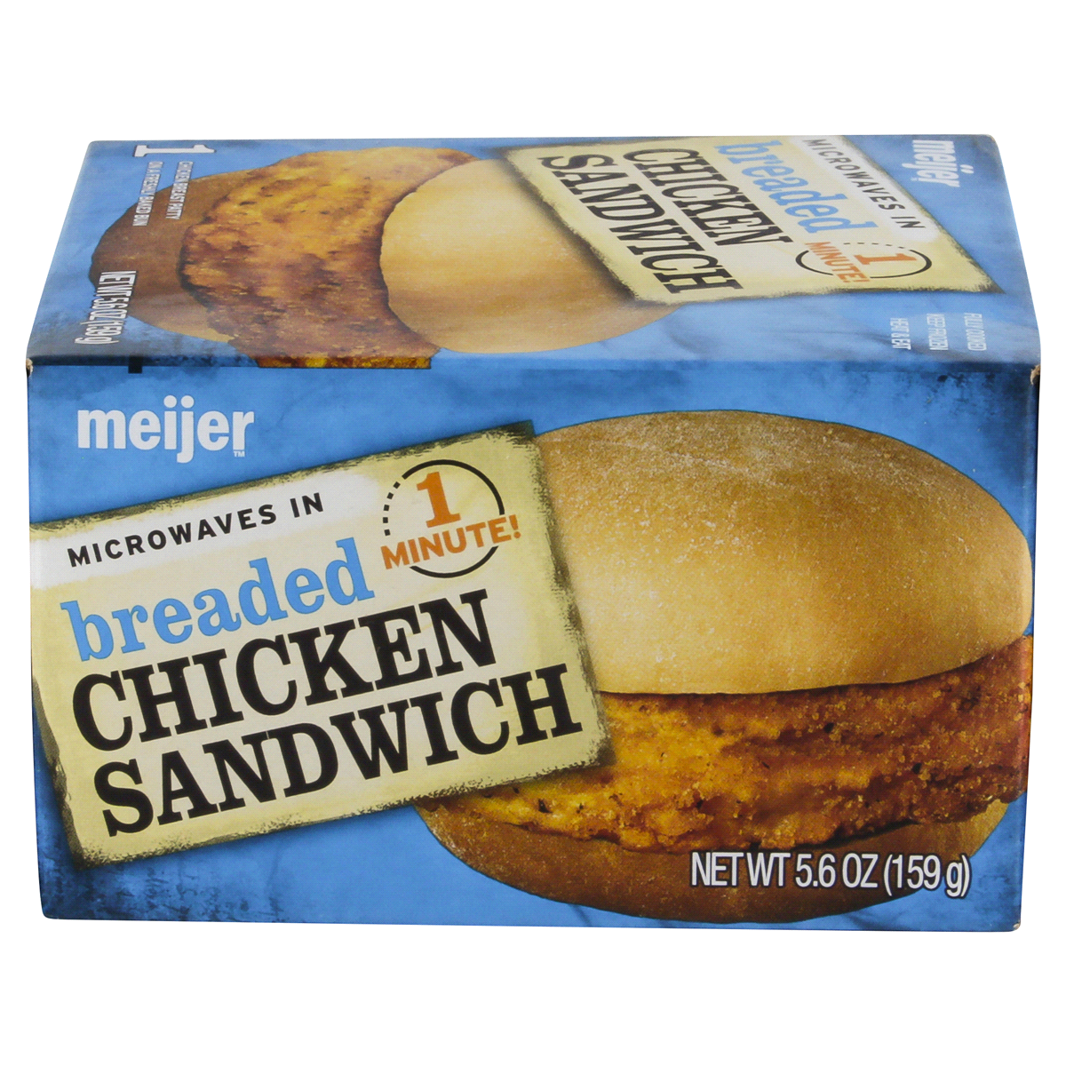 slide 3 of 4, Meijer Breaded Chicken Sandwich, 5.6 oz