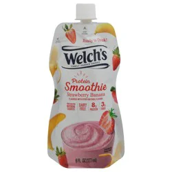 Welch's Strawberry Banana Protein Smoothie 6 fl oz
